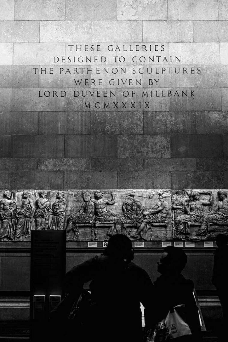 Greek - Roman room at The British museum, London.