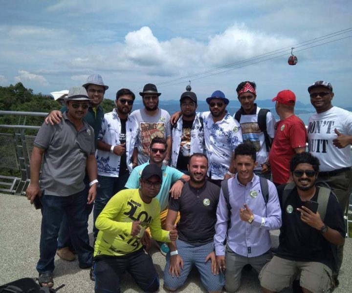 Ketika tour di Skybridge Langkawi