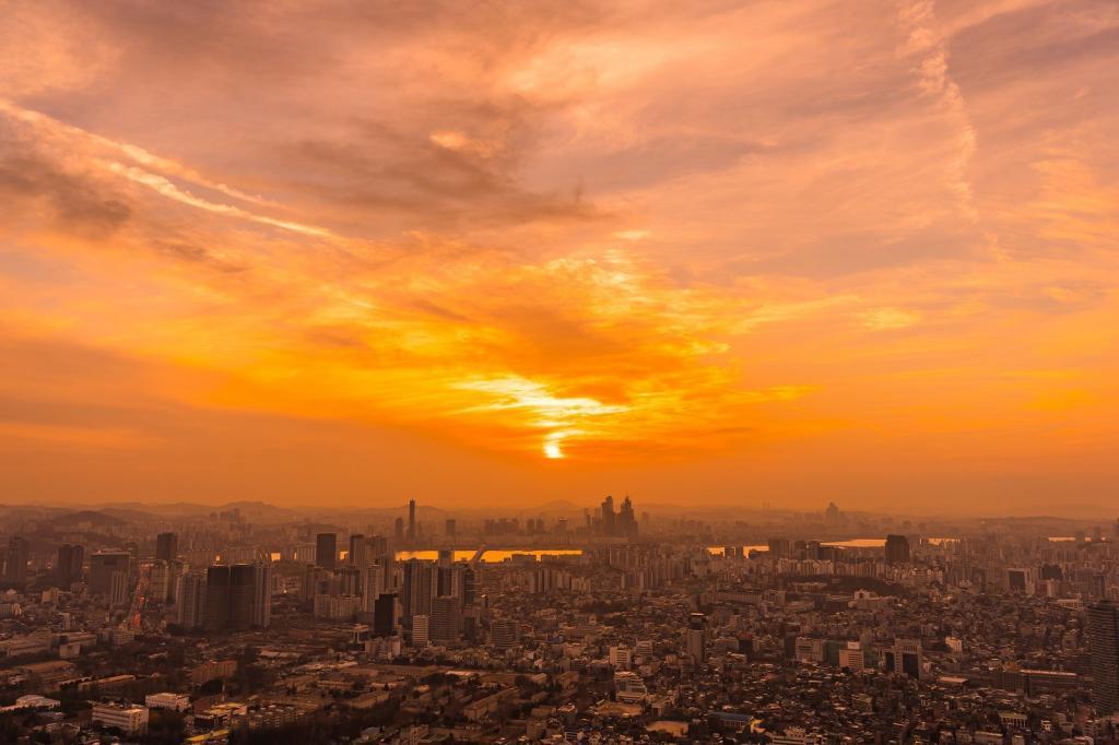 Pemandangan Namsan Seoul Tower