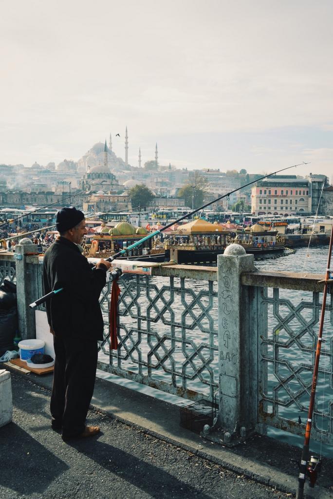 Pemandangan suasana aktiviti harian di Istanbul Turki
