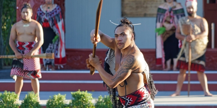 Maori in Rotorua in New Zealand