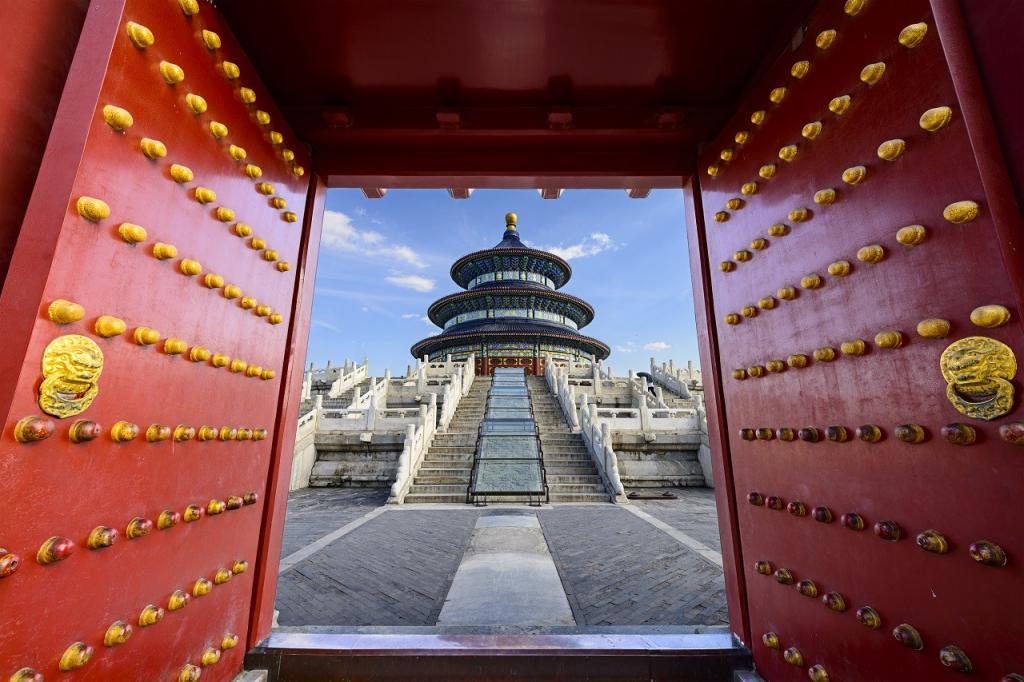 Beijing, China at Temple of Heaven.