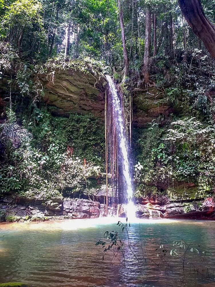Dinding Waterfall in Lambir Hills National Park