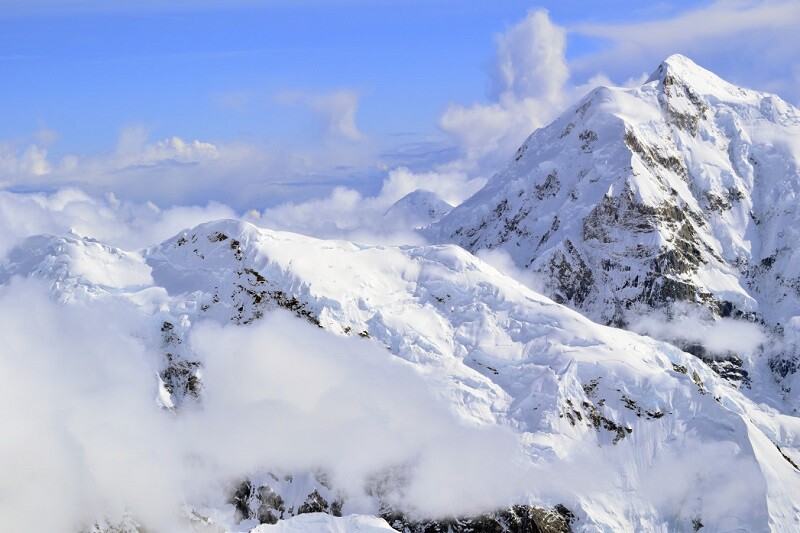 Pemandangan Gunung McKinley / Denali dari udara | Imej oleh: Shannon Fields