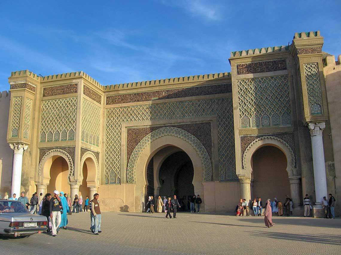 Pintu gerbang mengagumkan Bab Mansour, Meknes