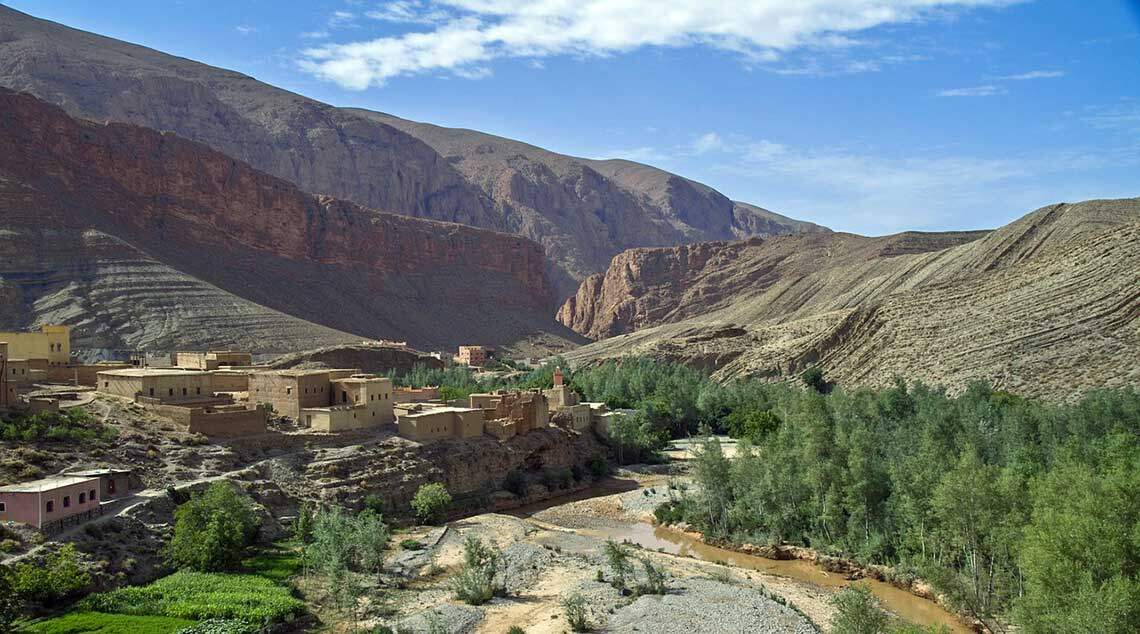 Ngarai Du Dades Dades Gorge Maroko