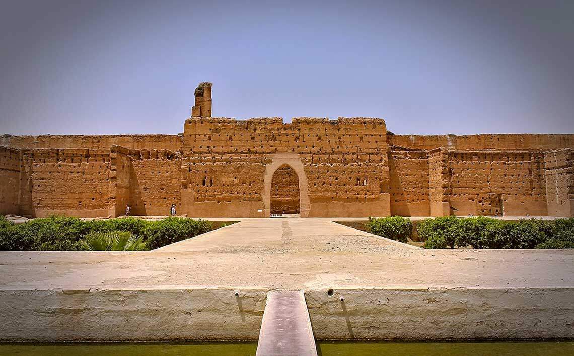 Bahagian depan dalaman Istana El Badi