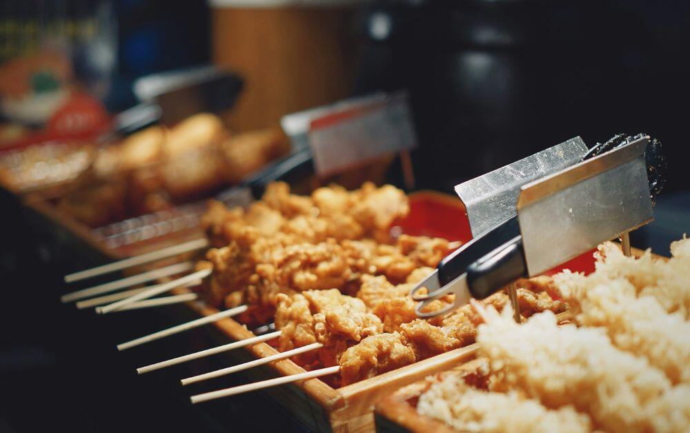 Japanese street food stall