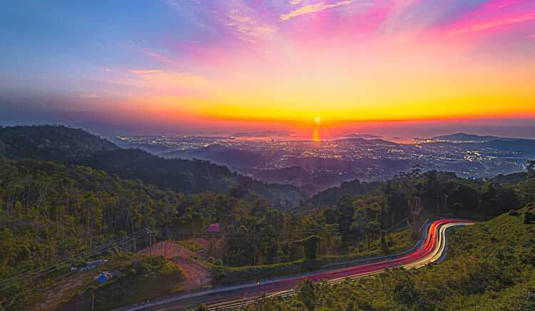 Pemandangan 300 Darjah Kota Kinabalu dari Bukit Kokol