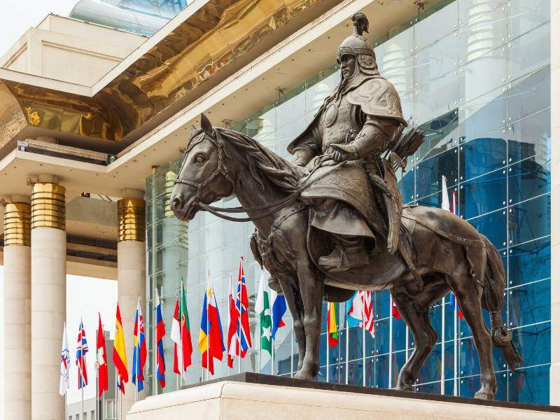 Genghis Khan Statue Ulaanbaatar