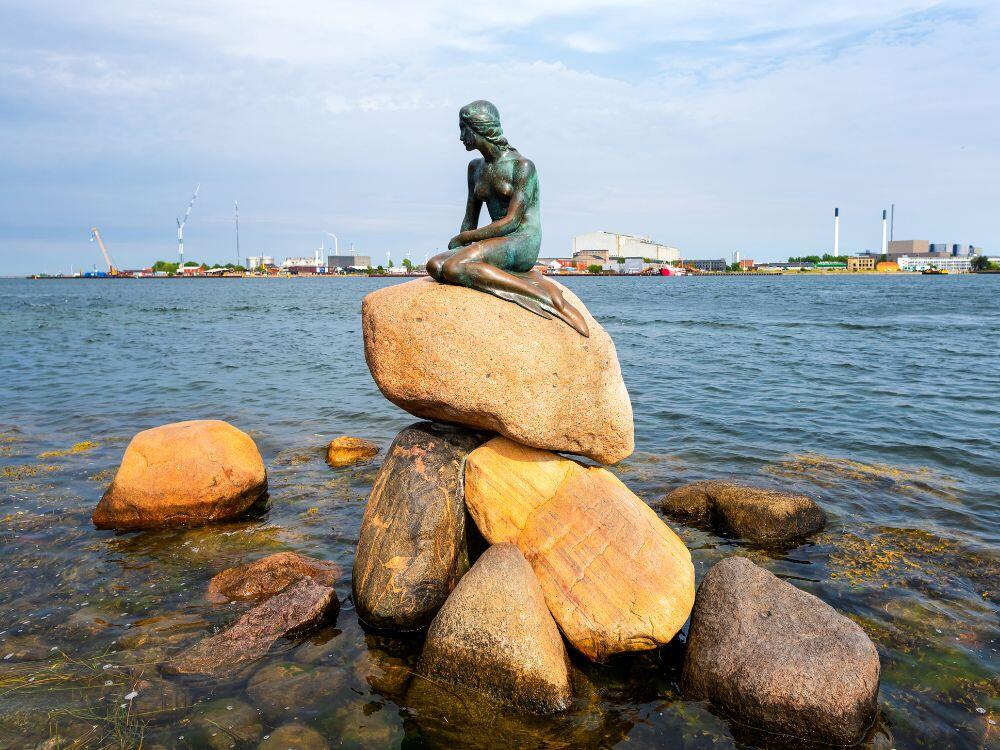 Little Mermaid at Langelinie in Copenhagen, Denmar